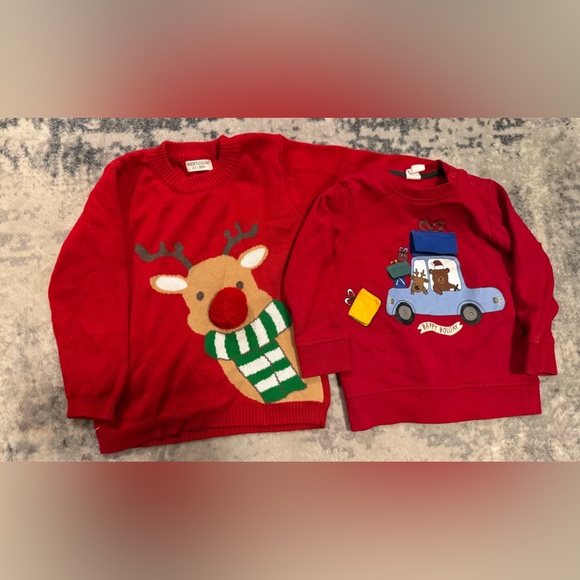 Two toddler Christmas sweaters - Picture 2 of 6